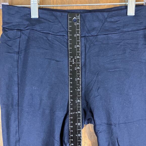 LOFT Womens Pants Navy Blue Pull On Mid Rise Skinny Leggings Stretch Small - Picture 7 of 11